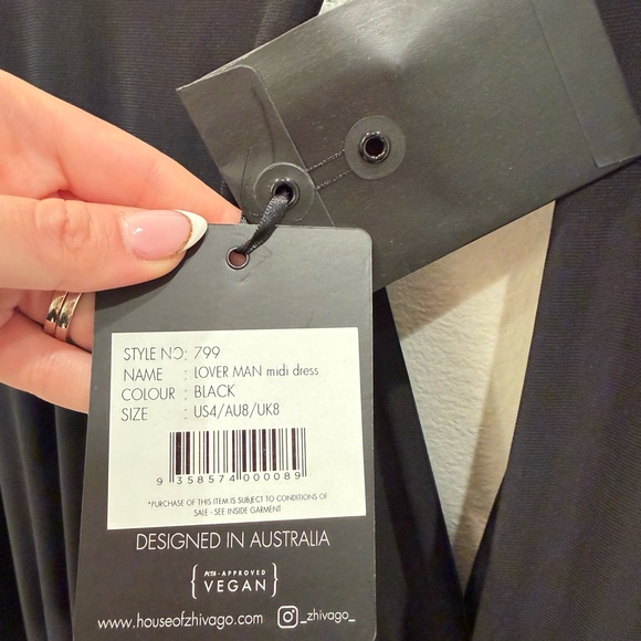 Zhivago Black Loverman Dress - Picture 6 of 12